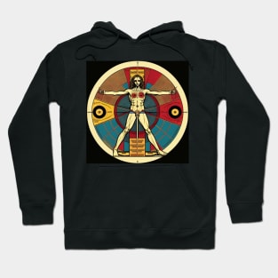 Vitruvian Man Rock n Roll Vinyl Record Vol. 4 Hoodie